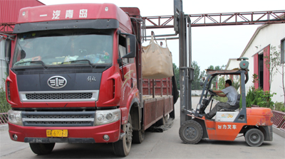 泡沫陶瓷碳化硅裝車